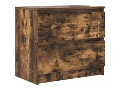 Mueble de TV madera de ingeniería roble ahumado 60x35x54 cm