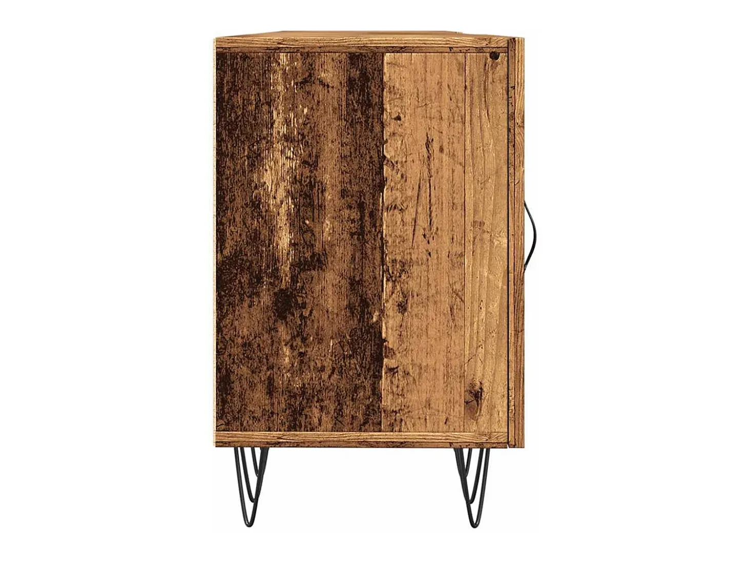 Mueble de TV madera de ingeniería envejecida 150x30x50 cm