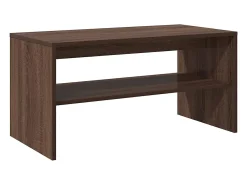 Mueble de TV madera de ingeniería marrón roble 80x40x40 cm