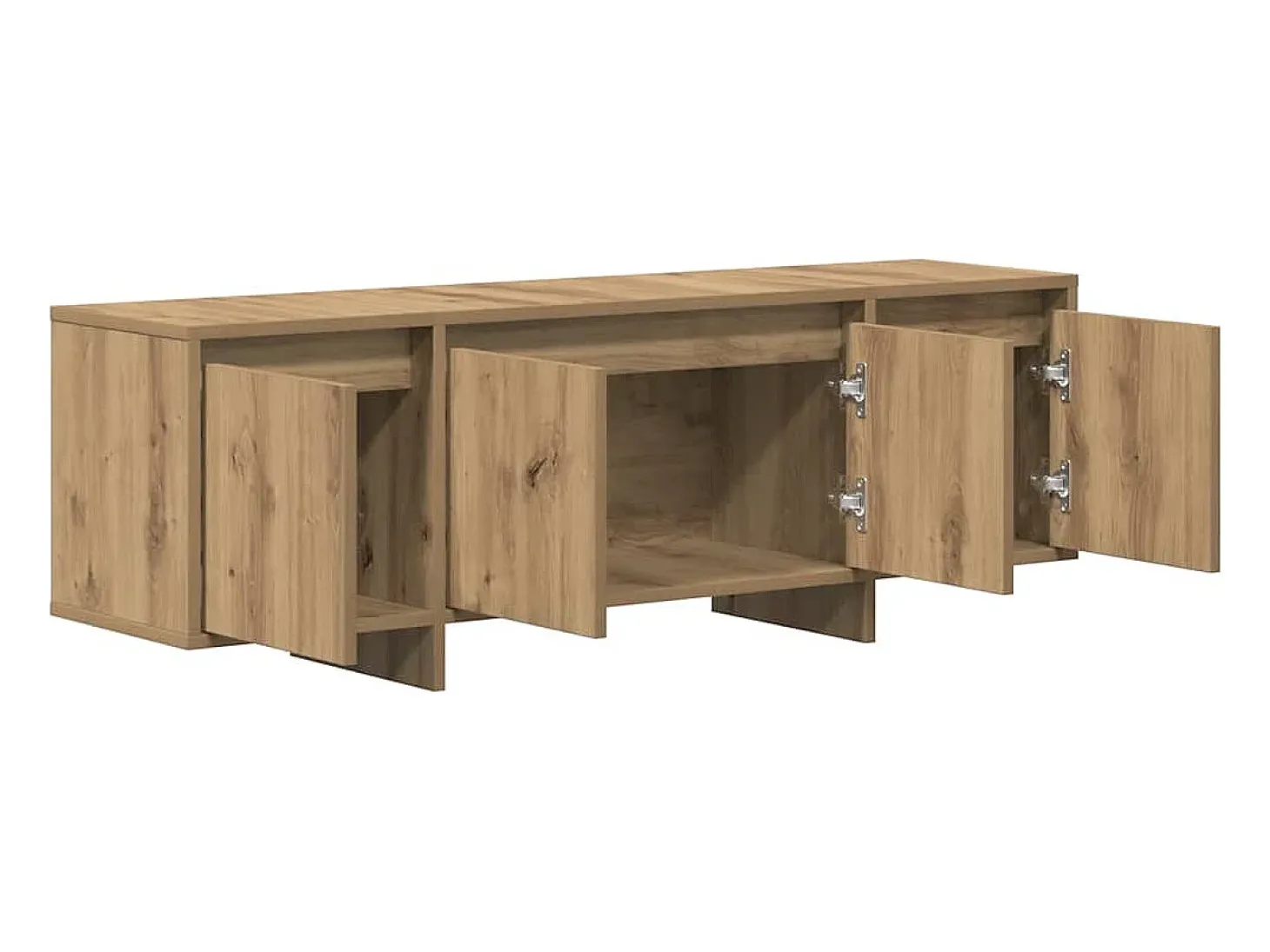 Mueble de TV madera de ingeniería roble artisan 120x30x40,5 cm