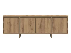 Mueble de TV madera de ingeniería roble artisan 120x30x40,5 cm