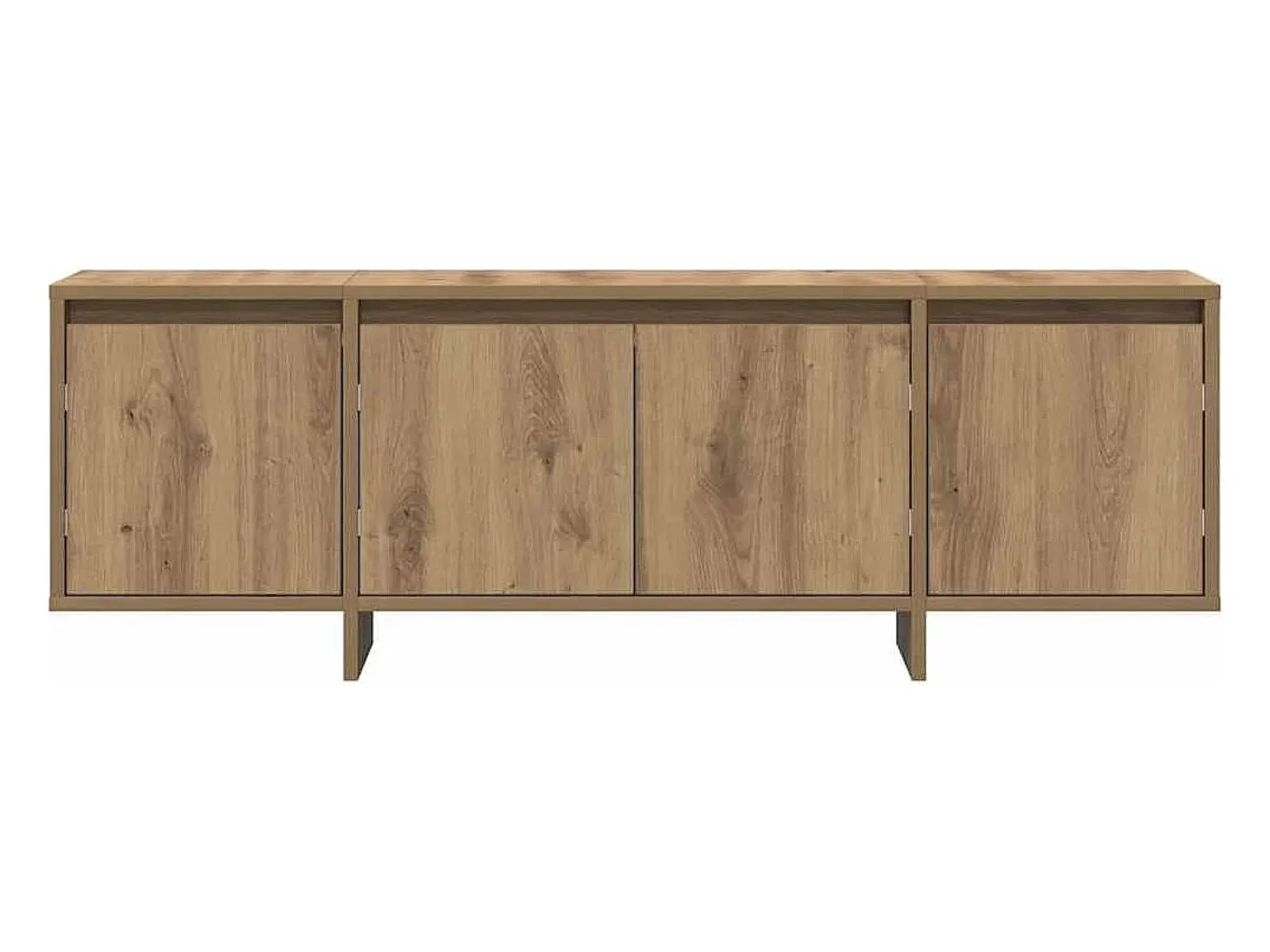 Mueble de TV madera de ingeniería roble artisan 120x30x40,5 cm