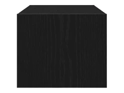 Mueble de TV madera de ingeniería roble negro 60x31x25,5 cm