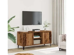 Mueble de TV madera ingeniería madera envejecida 102x35x50 cm