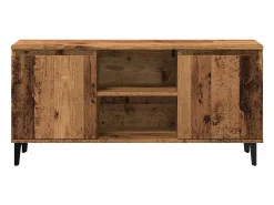 Mueble de TV madera ingeniería madera envejecida 102x35x50 cm