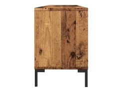 Mueble de TV madera ingeniería madera envejecida 150x30x44,5 cm