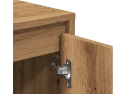Mueble de TV madera ingeniería roble artesanal 102x37,5x52,5cm