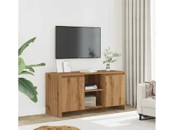 Mueble de TV madera ingeniería roble artesanal 102x37,5x52,5cm