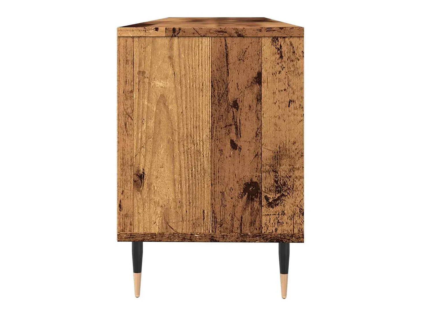 Mueble de TV madera ingeniería madera envejecida 150x30x44,5 cm