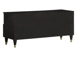 Mueble de TV madera maciza de mango 100x33x46 cm