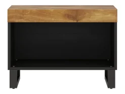 Mueble de TV madera maciza de mango 60x33x43,5 cm
