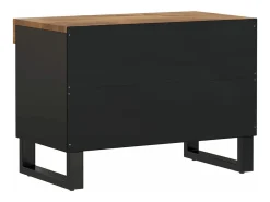 Mueble de TV madera maciza de mango 60x33x43,5 cm