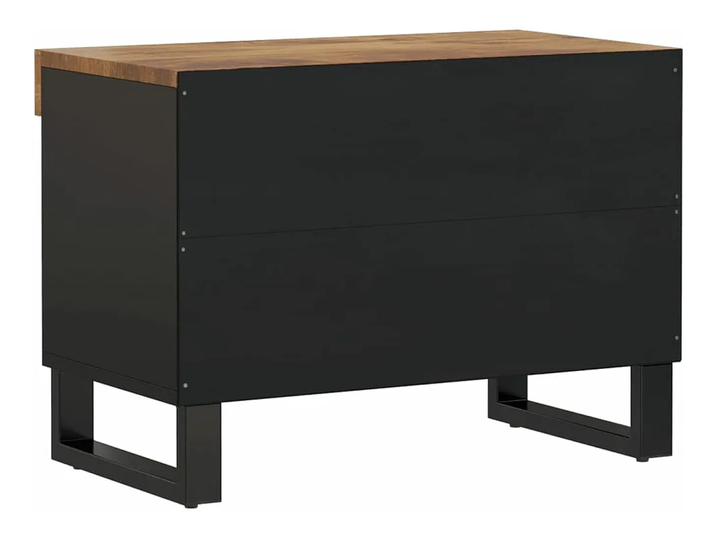 Mueble de TV madera maciza de mango 60x33x43,5 cm