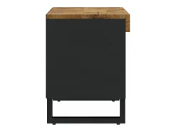 Mueble de TV madera maciza de mango 60x33x43,5 cm