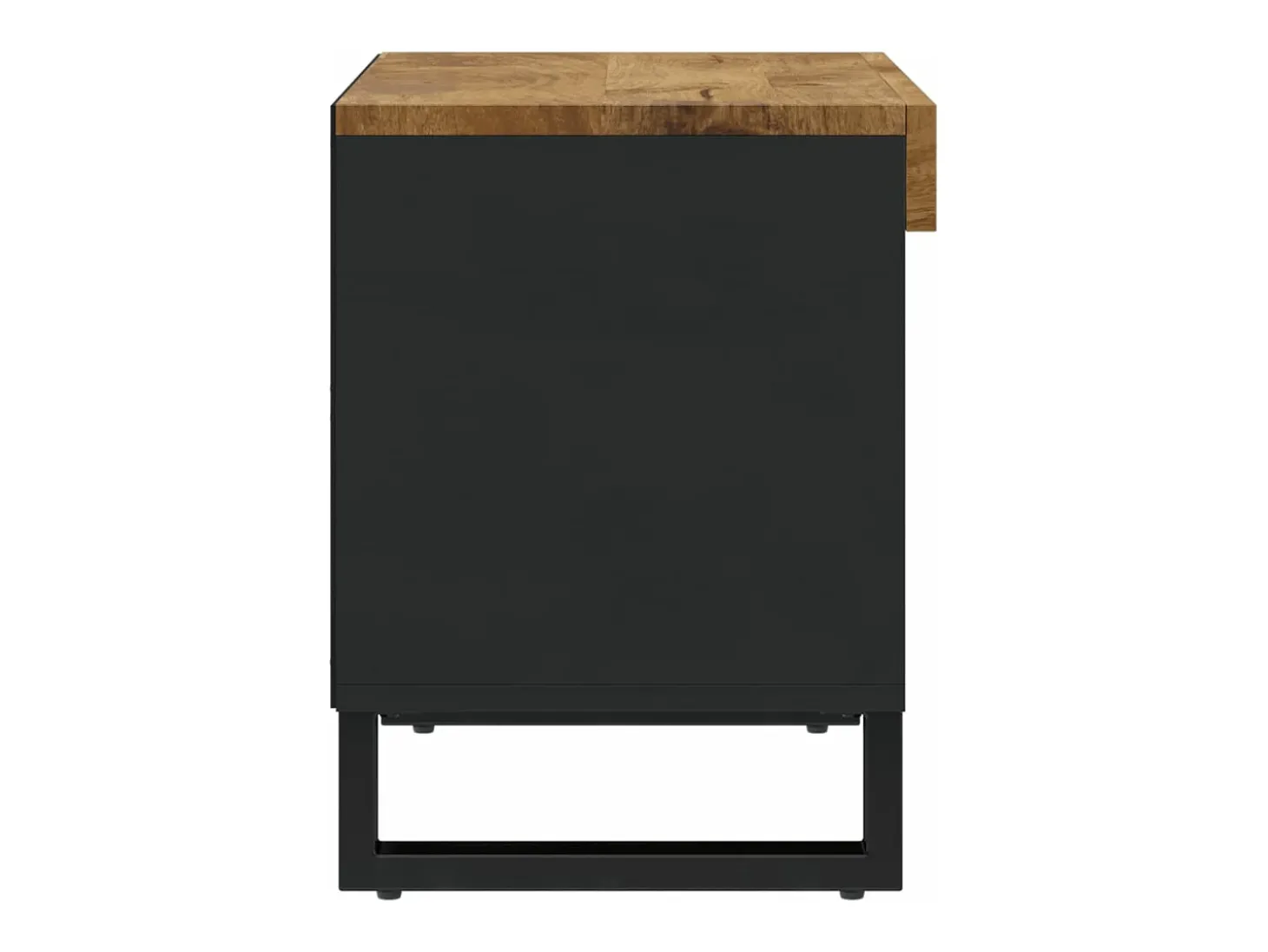 Mueble de TV madera maciza de mango 60x33x43,5 cm