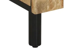 Mueble de TV madera maciza de mango 80x31x46 cm