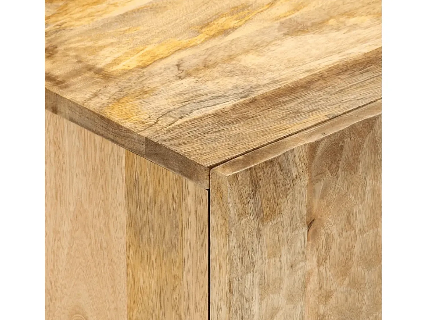 Mueble de TV madera maciza de mango 80x31x46 cm
