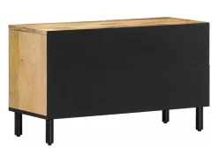 Mueble de TV madera maciza de mango 80x31x46 cm