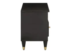 Mueble de TV madera maciza de mango 100x33x46 cm