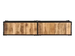 Mueble de TV madera maciza de mango 150x30x41 cm