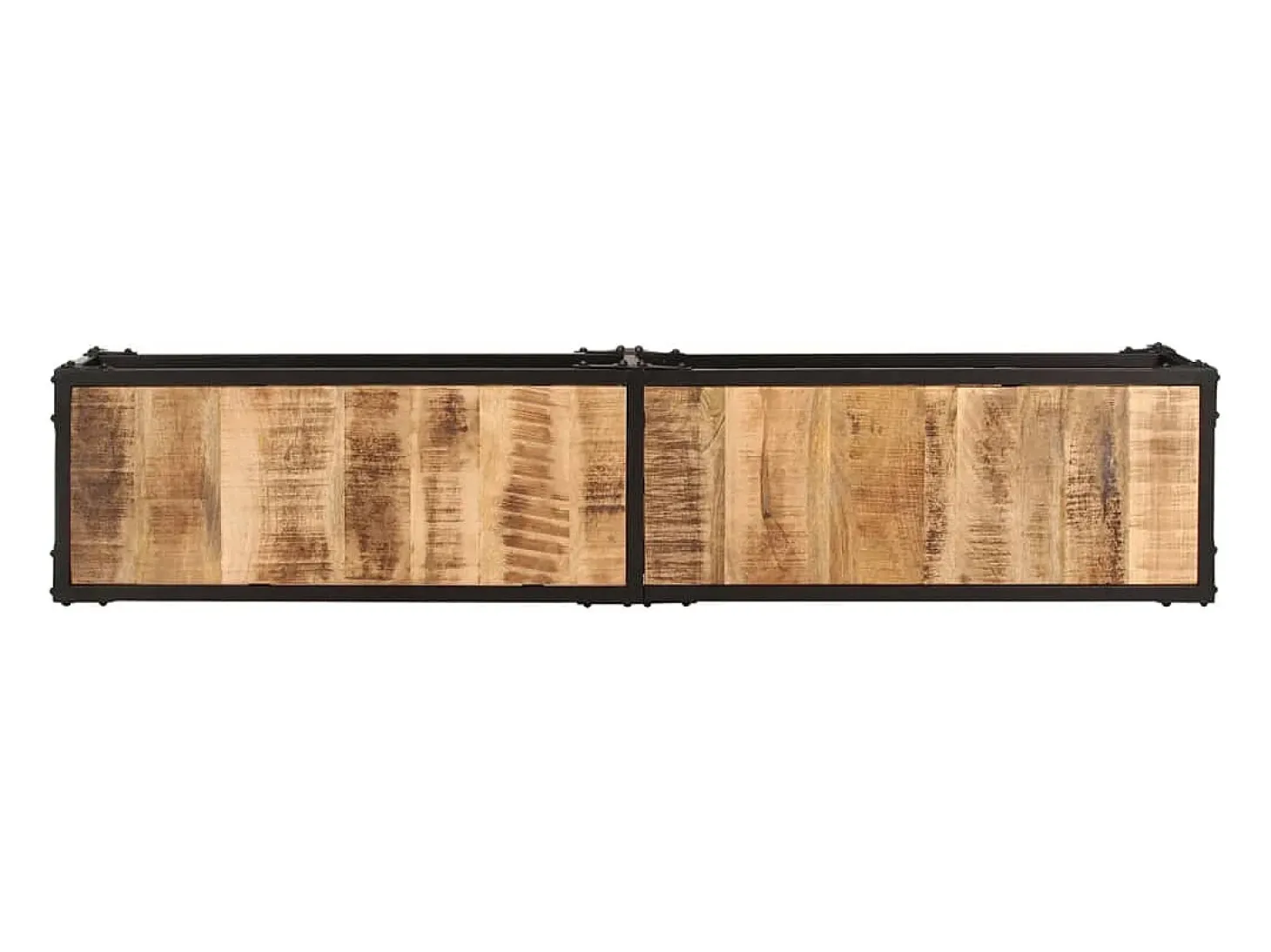 Mueble de TV madera maciza de mango 150x30x41 cm