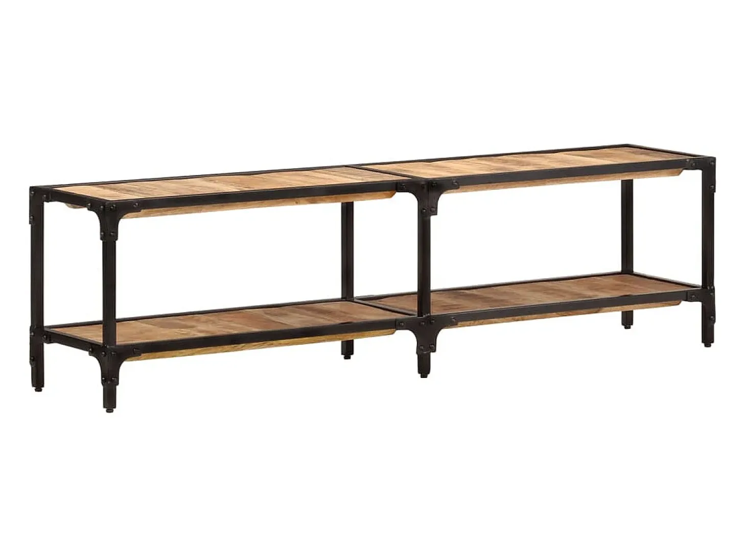 Mueble de TV madera maciza de mango 150x30x41 cm
