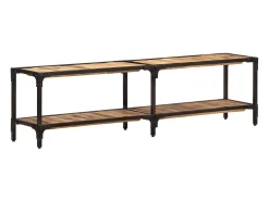 Mueble de TV madera maciza de mango 150x30x41 cm