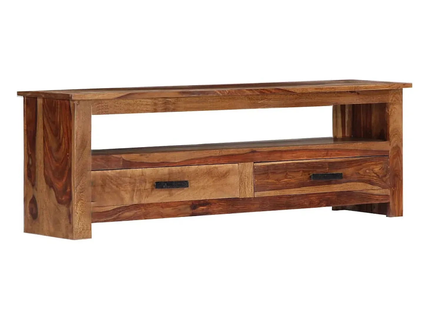 Mueble de TV madera maciza de Sheesham 118x30x40 cm