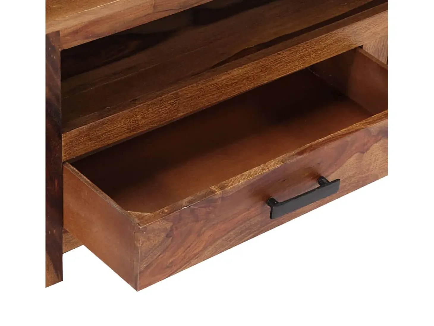Mueble de TV madera maciza de Sheesham 118x30x40 cm