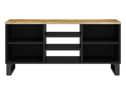 Mueble de TV madera mango y madera contrachapada 100x33x46 cm
