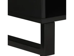 Mueble de TV madera mango y madera contrachapada 100x33x46 cm