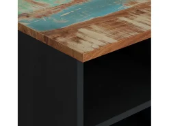 Mueble de TV madera reciclada madera contrachapada 100x33x46cm