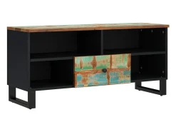 Mueble de TV madera reciclada madera contrachapada 100x33x46cm