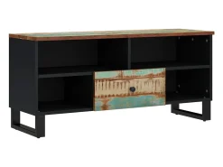 Mueble de TV madera reciclada madera contrachapada 100x33x46cm