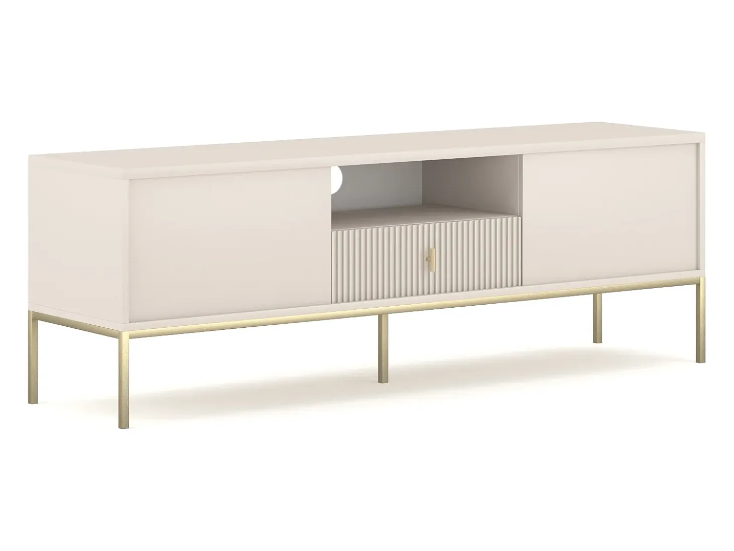 Mueble de TV Maggiore 2P1C cachemir/dorado/dorado