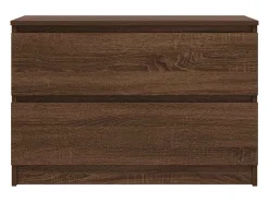 Mueble de TV marrón roble 80x35x54 cm madera de ingeniería