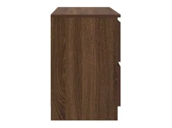 Mueble de TV marrón roble 80x35x54 cm madera de ingeniería