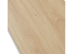 Mueble de TV moderno con luces LED regulables, 3 puertas y estantes de cristal - Blanco