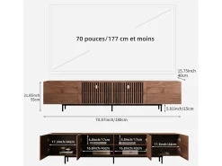 Mueble de TV moderno de 75