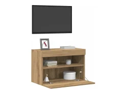 Mueble de TV Montado en la Pared Roble artisan 60 x 30 x 40 cm