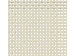 Mueble de TV SENJA aspecto ratán madera pino blanco 106x40x49cm