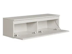 Mueble de TV suspendido con 2 puertas -100 cm -blanco -BEMMI