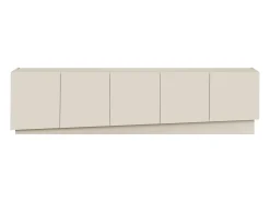 Mueble de TV Vela con 5 puertas color cachemira 225x35x60,4 cm