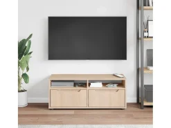 Mueble de TV VISNES roble sonoma 100x40x38 cm madera ingeniería