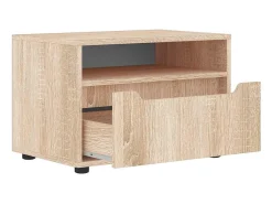 Mueble de TV VISNES roble sonoma 60x40x38 cm madera ingeniería