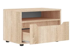 Mueble de TV VISNES roble sonoma 60x40x38 cm madera ingeniería