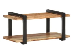 Mueble de TV 90x40x40 cm Madera maciza de acacia