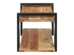 Mueble de TV 90x40x40 cm Madera maciza de acacia