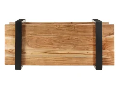 Mueble de TV 90x40x40 cm Madera maciza de acacia