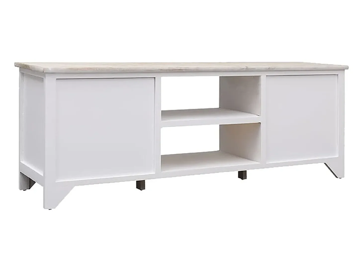 Mueble de TV 108x30x40 cm Madera maciza de Paulownia